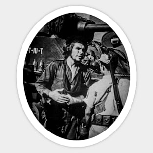 Badass Che Guevara with Tank Sticker